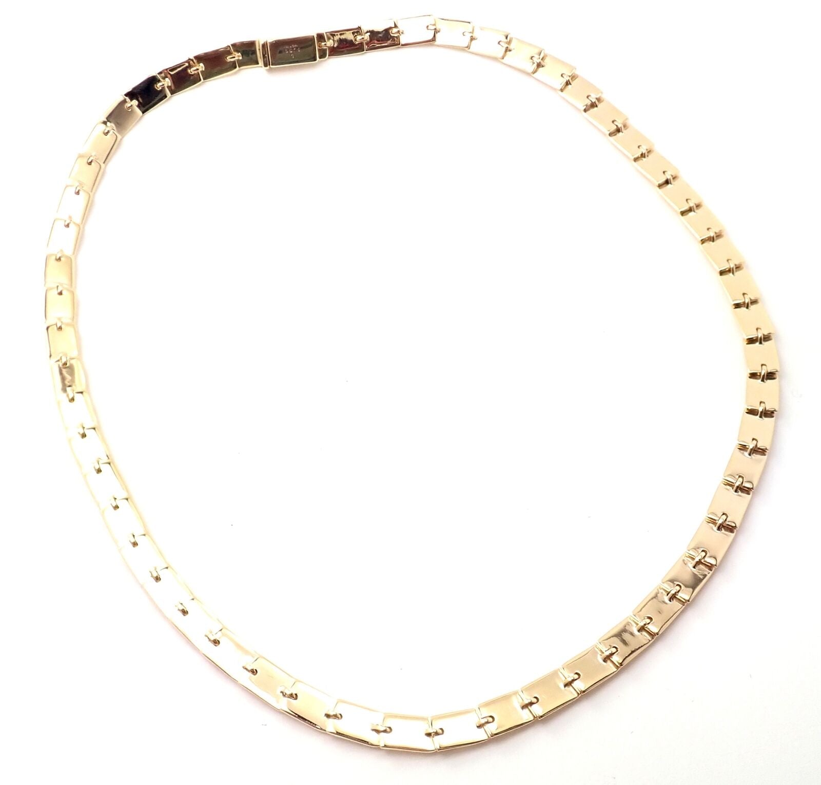 Gucci Jewelry & Watches:Fine Jewelry:Necklaces & Pendants Rare! Authentic Gucci 18k Yellow Gold Diamond Tennis Necklace