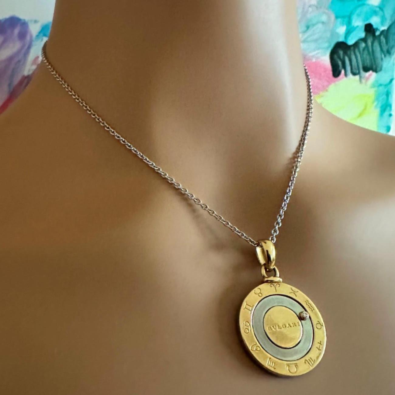 Bvlgari best sale zodiac pendant