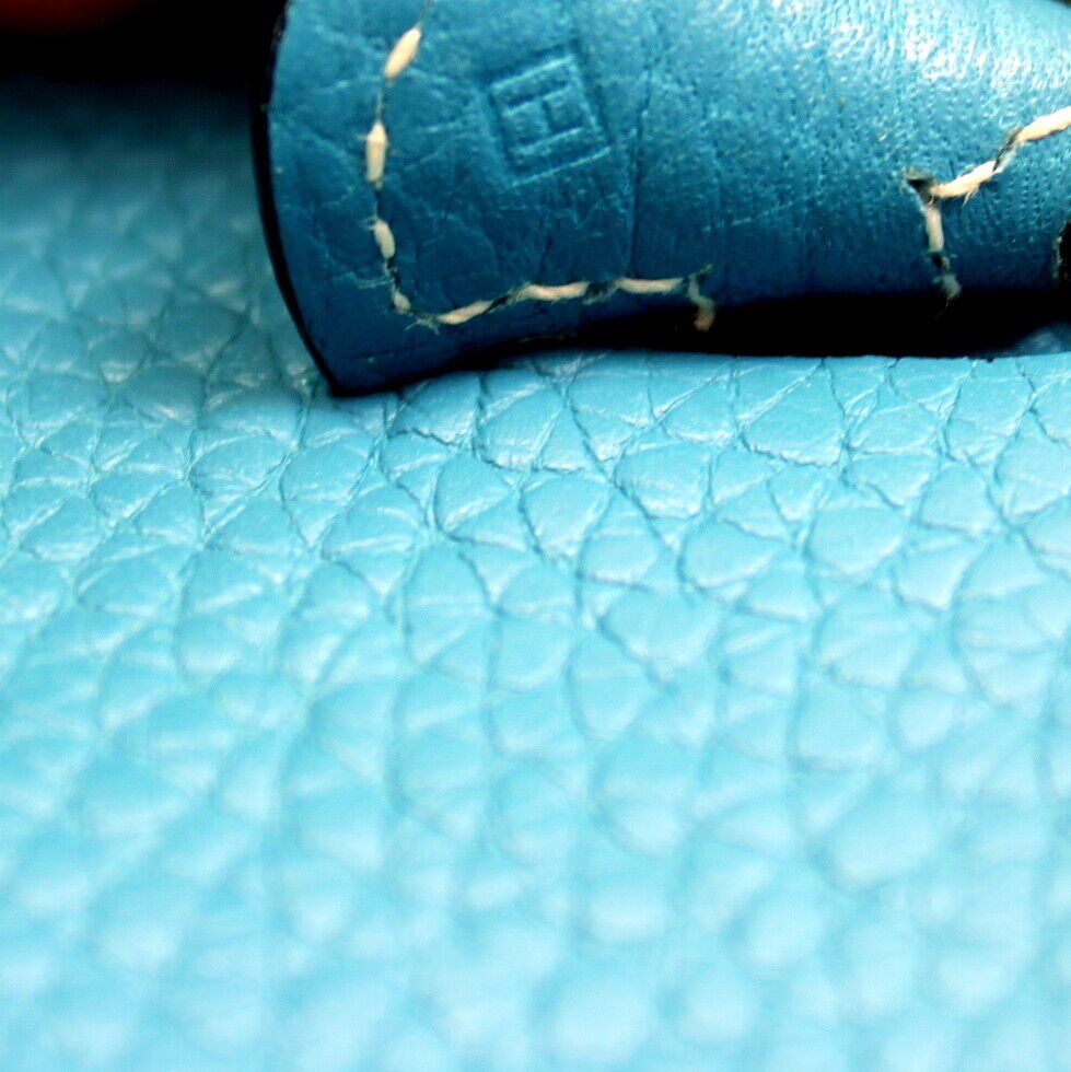 Hermes Clothing, Shoes & Accessories:Women:Women's Bags & Handbags Authentic! Hermes Evelyne Blue Jean Clemence Leather PM Handbag Purse