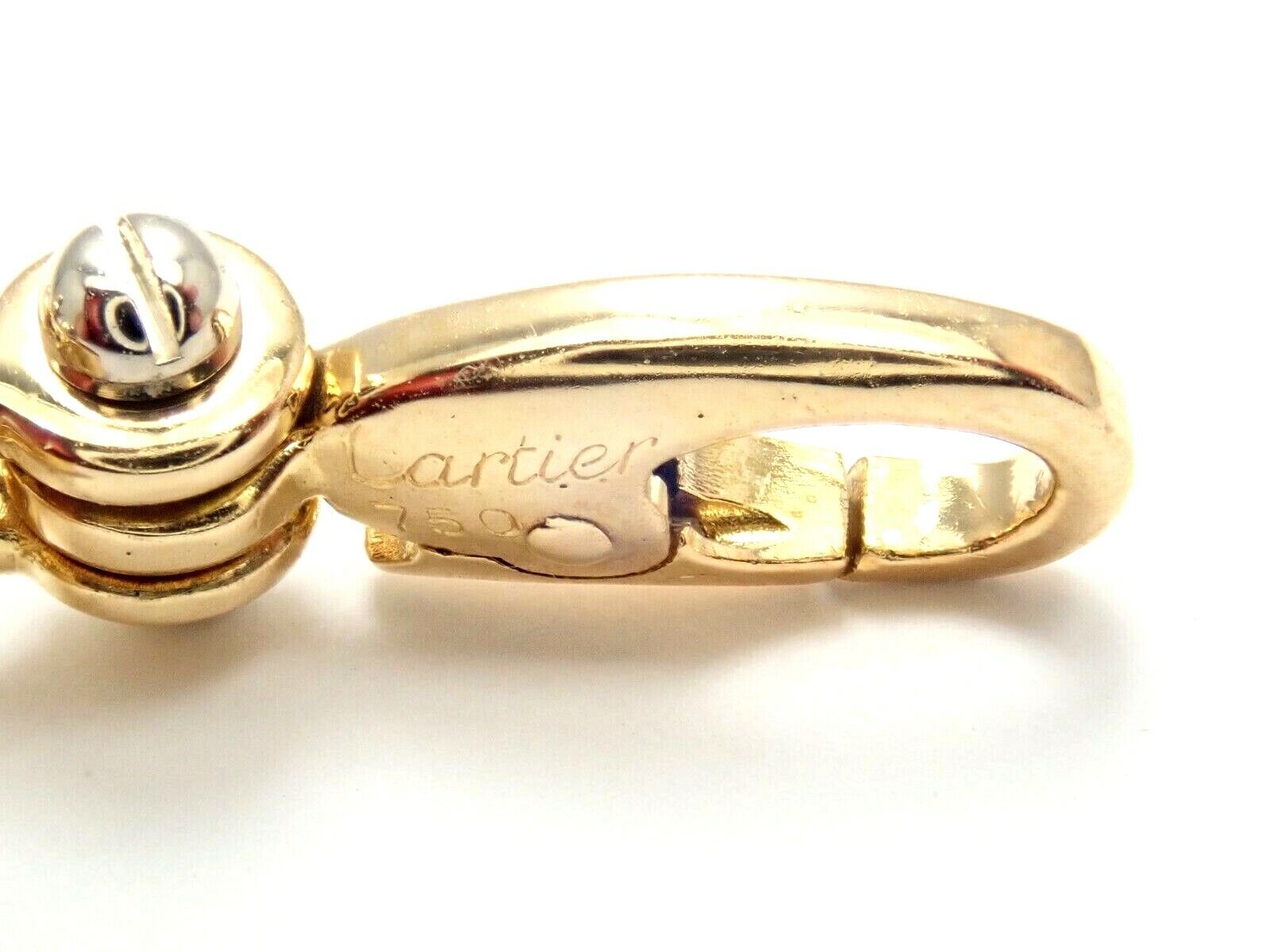 Authentic! Vintage Cartier 18k Yellow Gold Tricycle Bicycle Charm