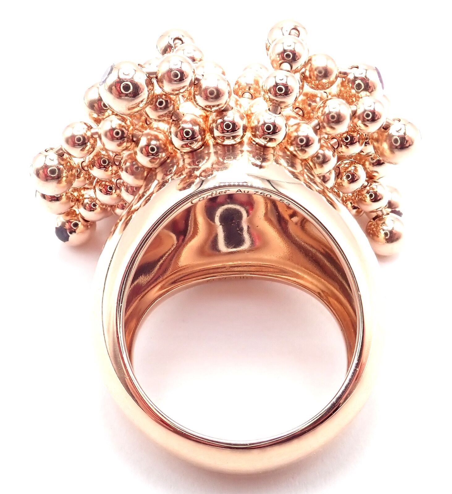 rose gold wedding ring cartier