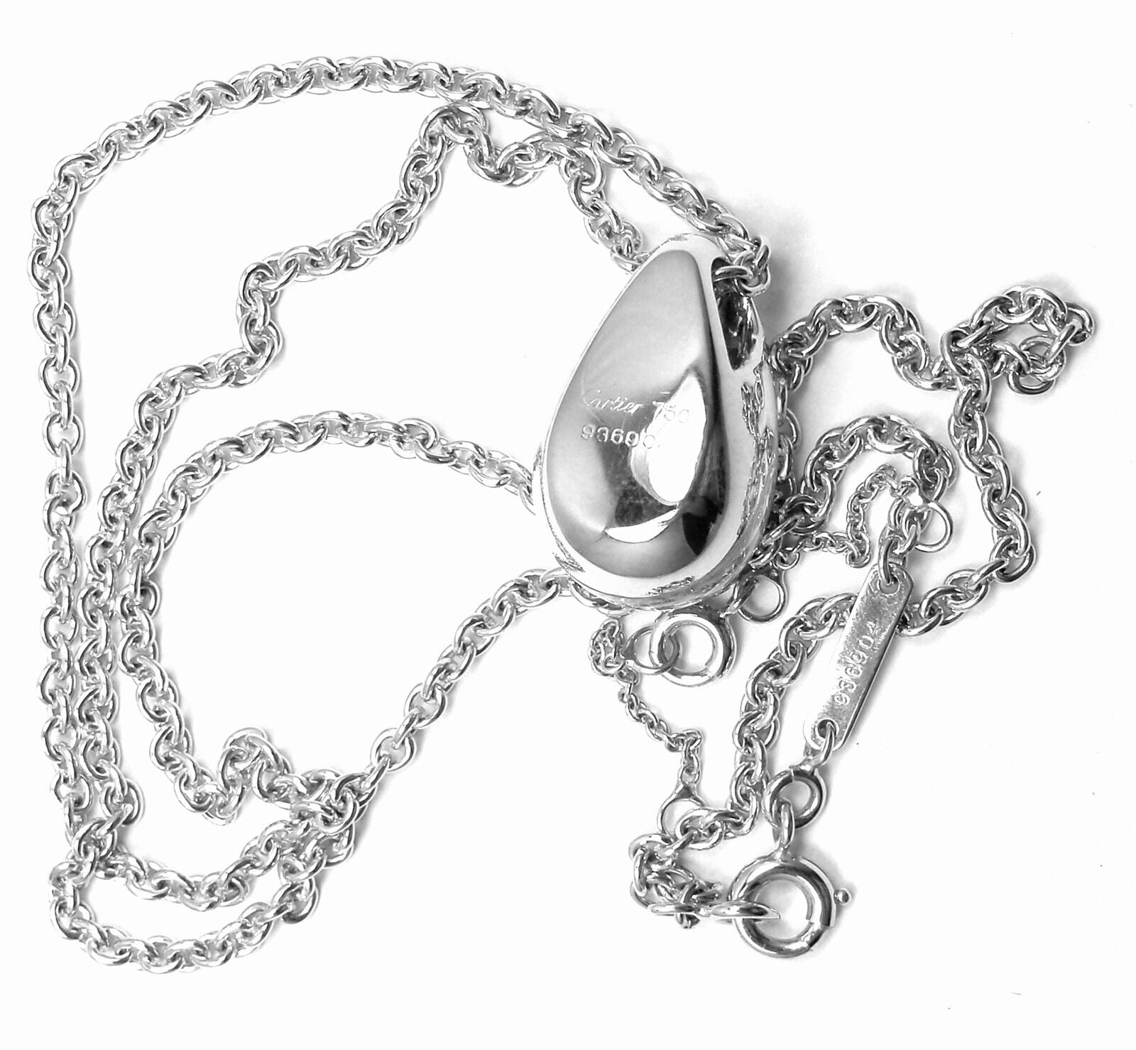 Cartier Jewelry & Watches:Fine Jewelry:Necklaces & Pendants Authentic! Cartier Myst de Cartier Rock Crystal Diamond 18k Gold Dome Necklace
