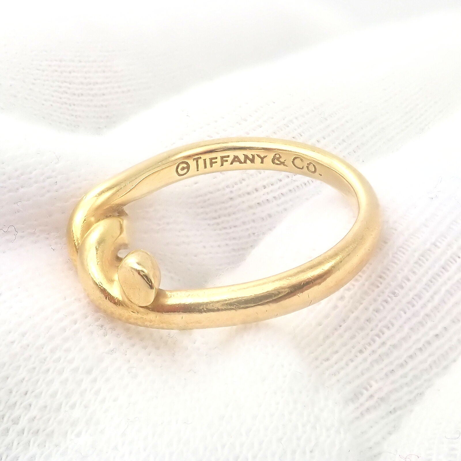 Tiffany & Co. Jewelry & Watches:Fine Jewelry:Rings Tiffany & Co 18k Yellow Gold Knot Ring Sz 6
