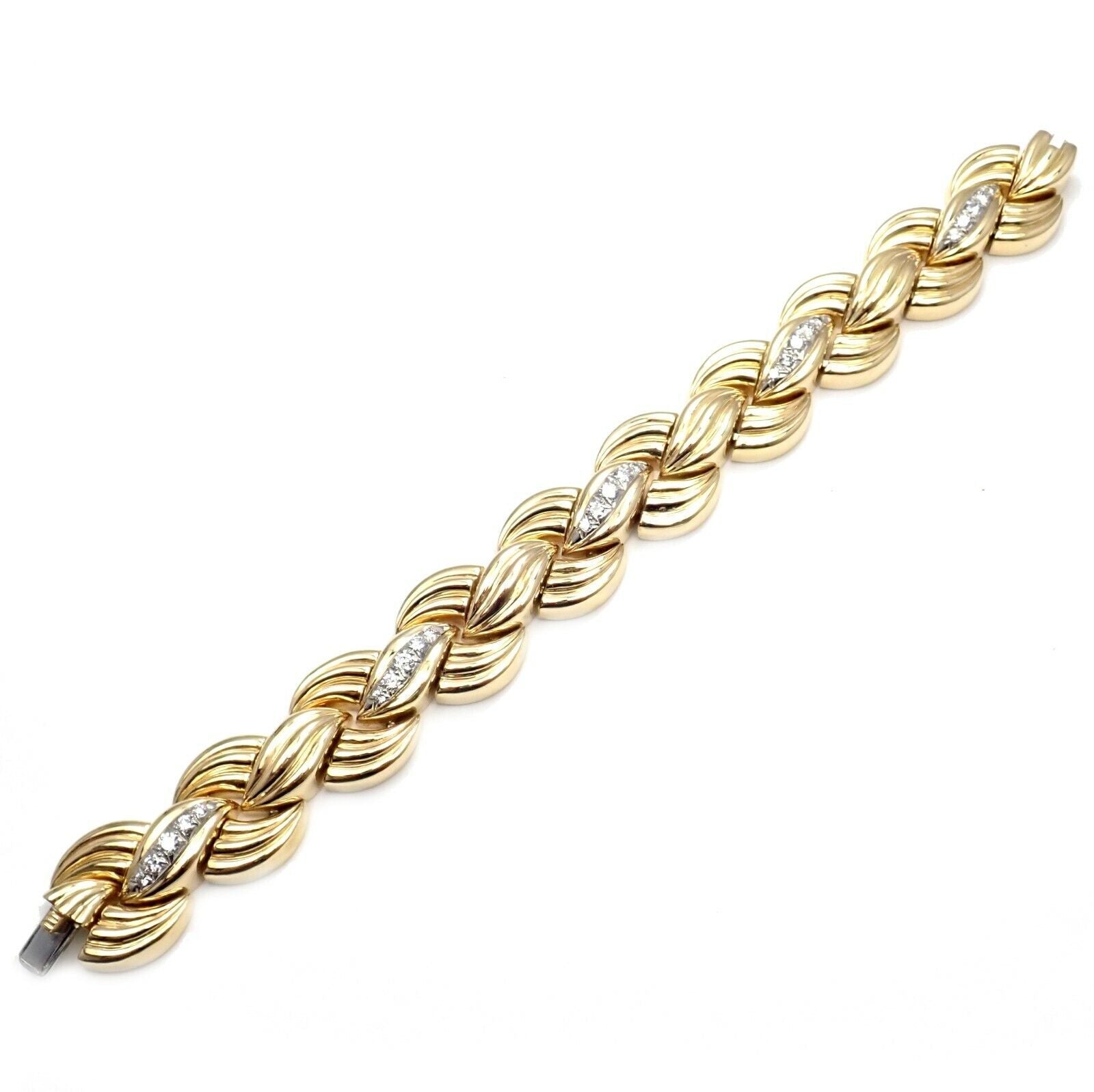 Van Cleef & Arpels Diamond Bracelet in 18K Gold #512565