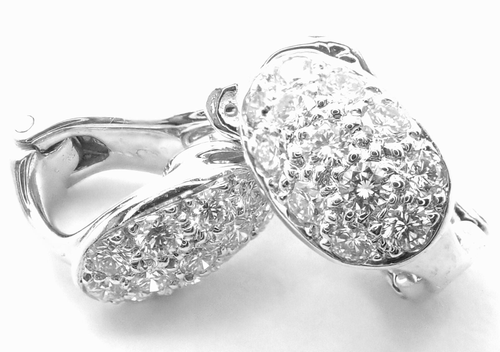 Bonhams : VAN CLEEF & ARPELS CULTURED PEARL AND DIAMOND EARRINGS