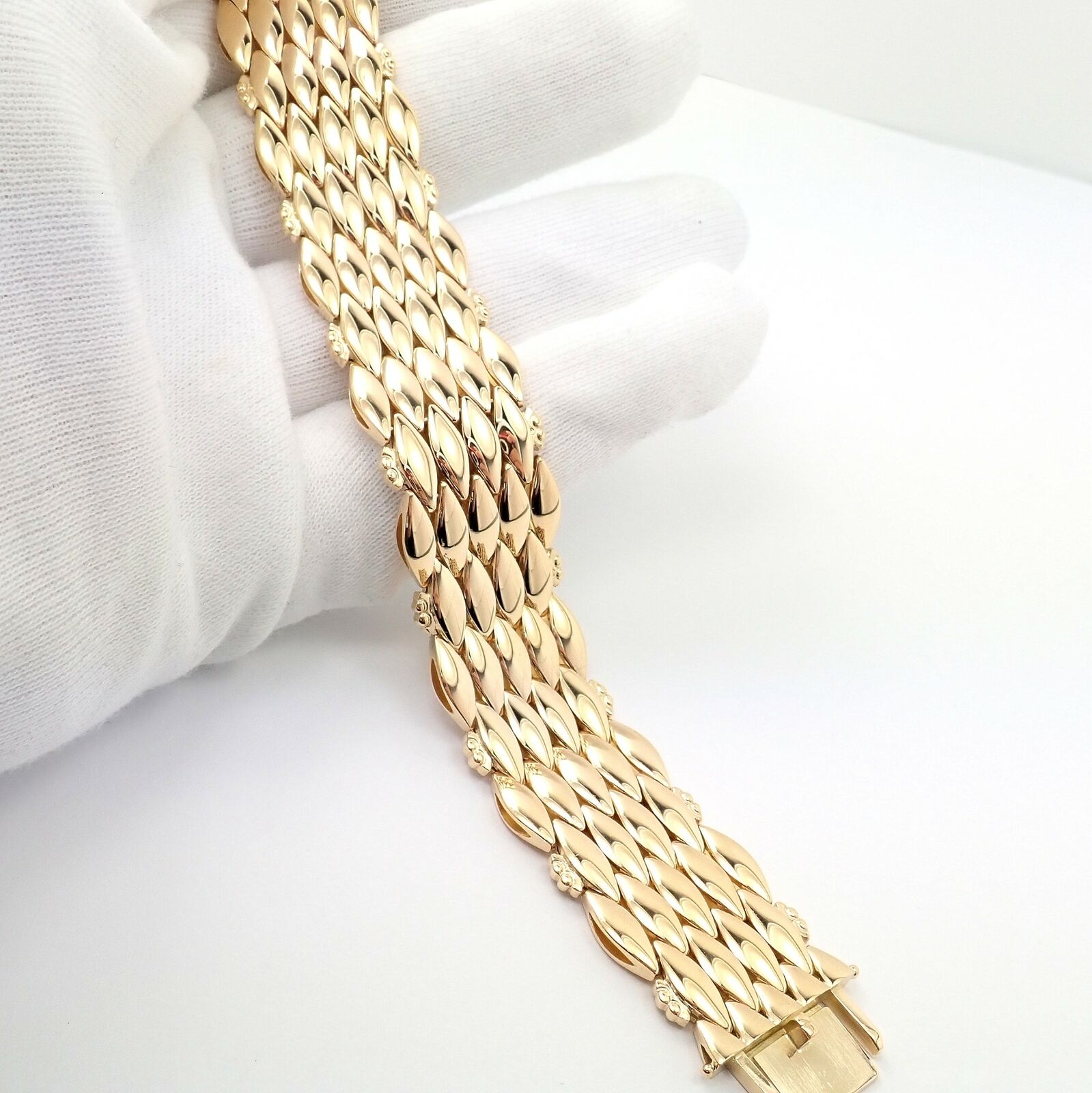 Rare! Georg Jensen By Harald Nielsen 18K Yellow Gold Bracelet 1930's 1