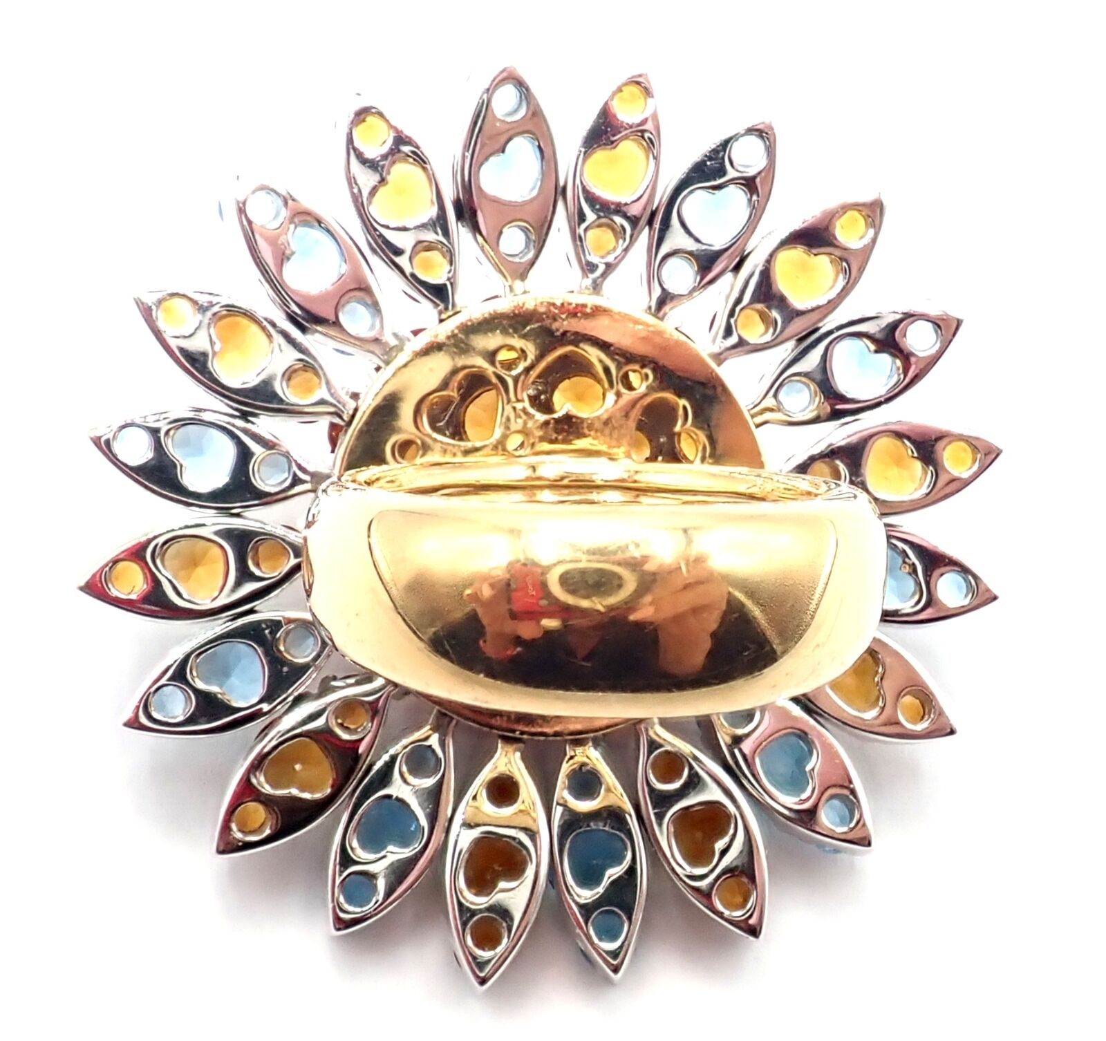 PASQUALE BRUNI Jewelry & Watches:Fine Jewelry:Rings Authentic! Pasquale Bruni Margherita 18k Yellow Gold Citrine Topaz Large Ring