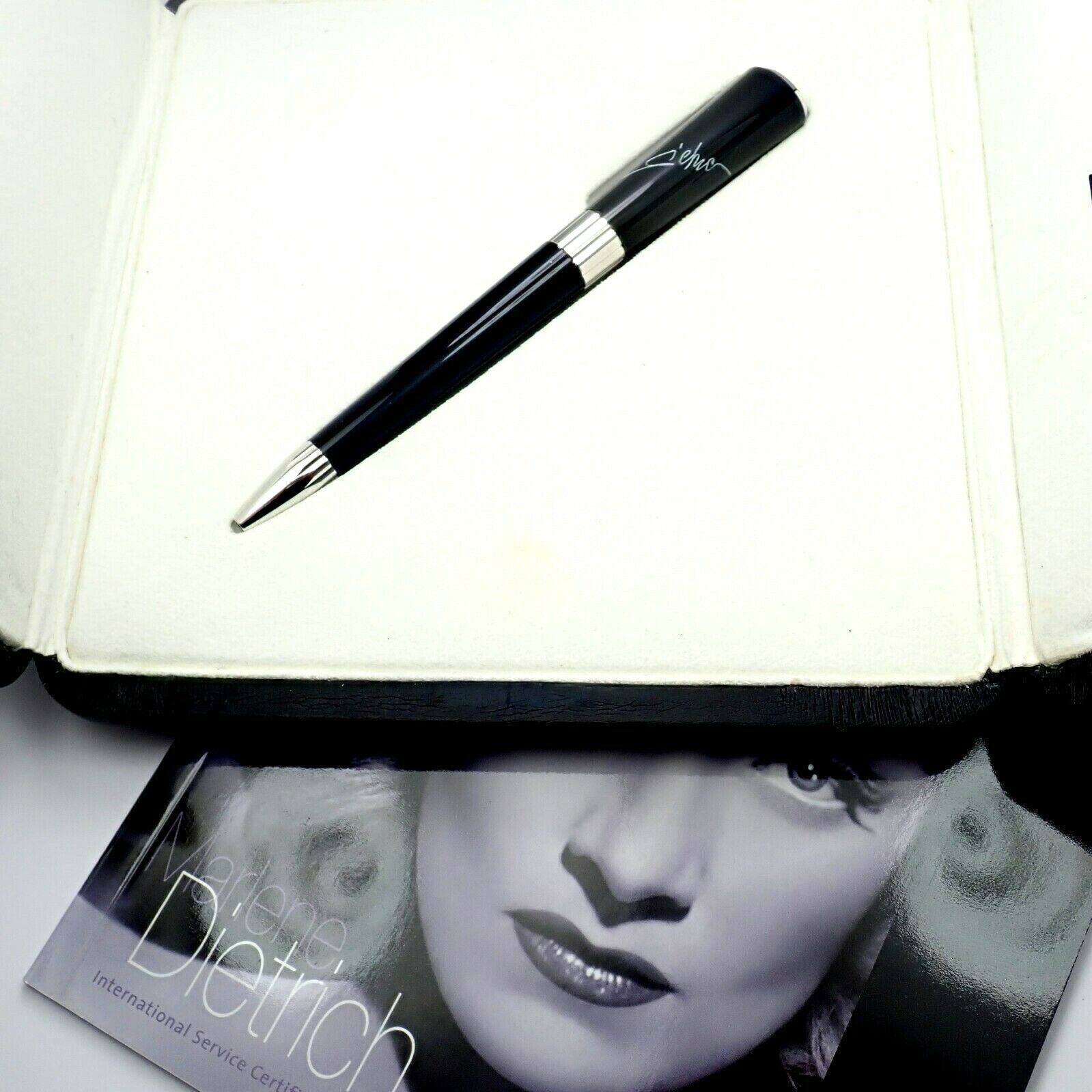 Montblanc Collectibles:Pens & Writing Instruments:Pens:Rollerball Pens:Other Rollerball Pens Rare! Montblanc Marlene Dietrich Special Edition Ballpoint Pen + Box