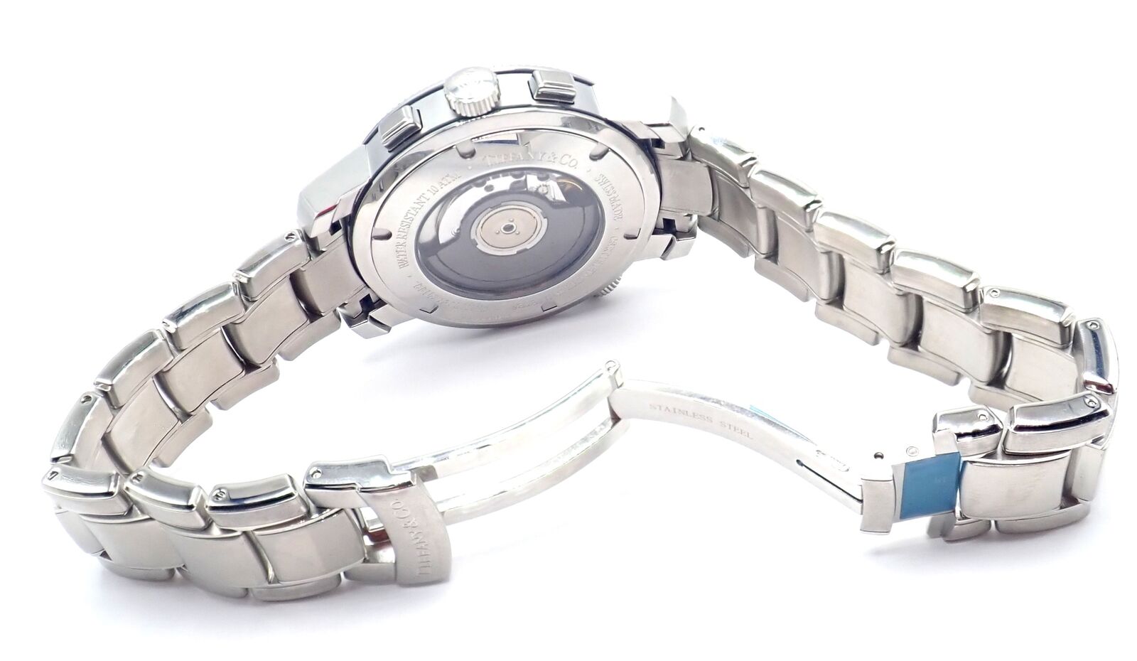 Authentic! Tiffany & Co Mark T-57 Stainless Steel Chronograph