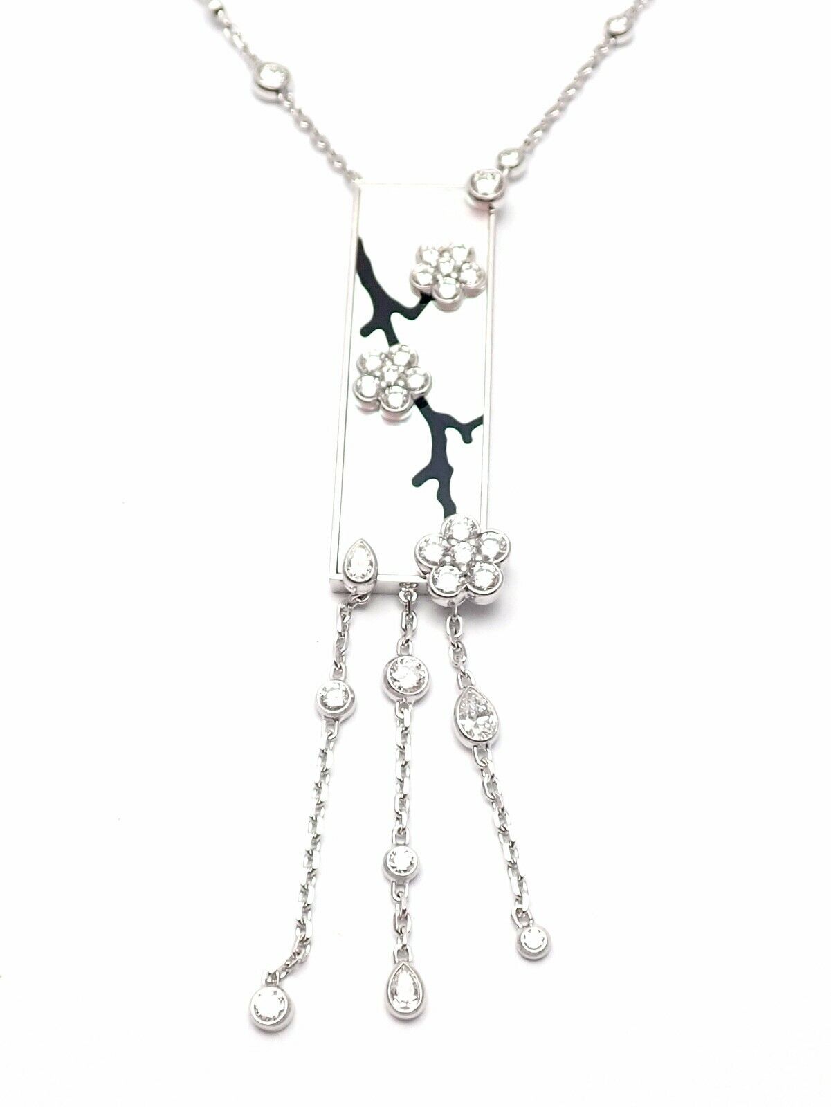 Van Cleef & Arpels Jewelry & Watches:Fine Jewelry:Necklaces & Pendants Authentic! Van Cleef & Arpels Miroir Des Eaux 18k Gold Diamond MOP Necklace