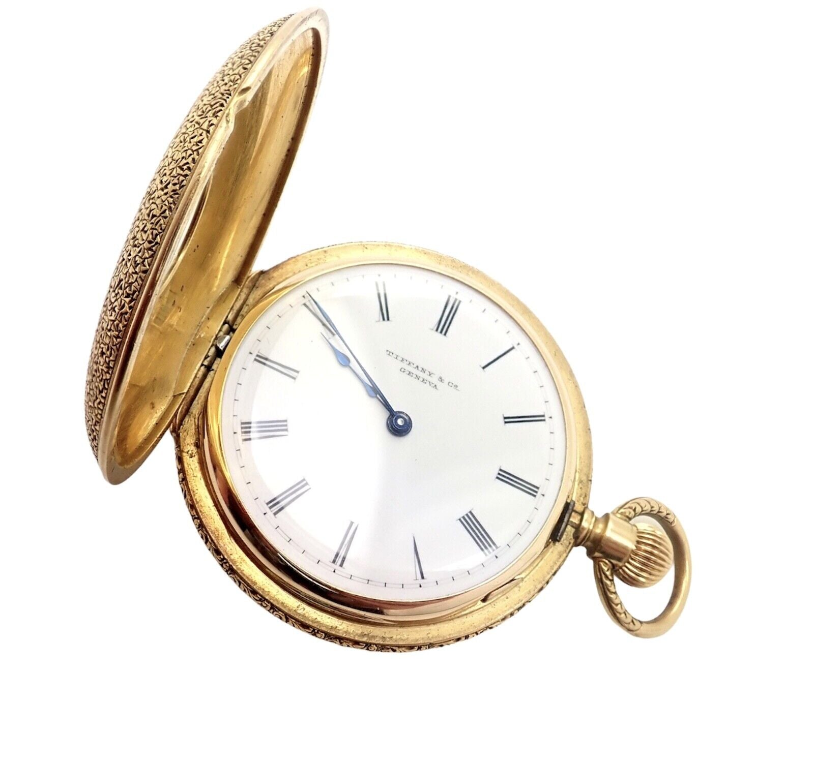 Vintage! Tiffany & Co. Geneva 18K Yellow Gold Ladies Pocket Watch