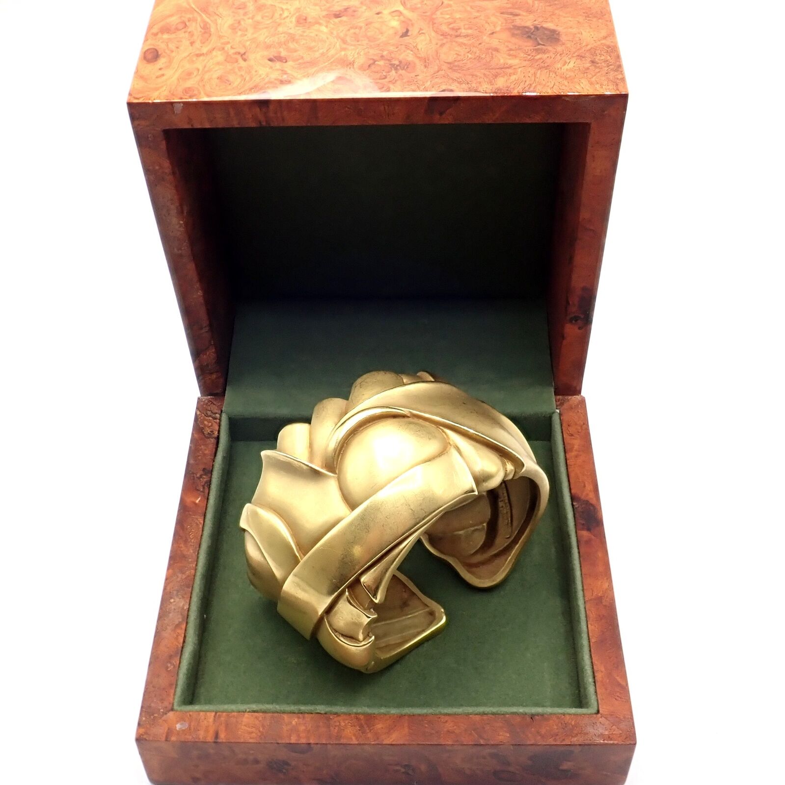 Kieselstein-Cord Jewelry & Watches:Fine Jewelry:Bracelets & Charms Authentic! Kieselstein Cord 18k Gold Wide Alligator Eye Bangle Bracelet 1984