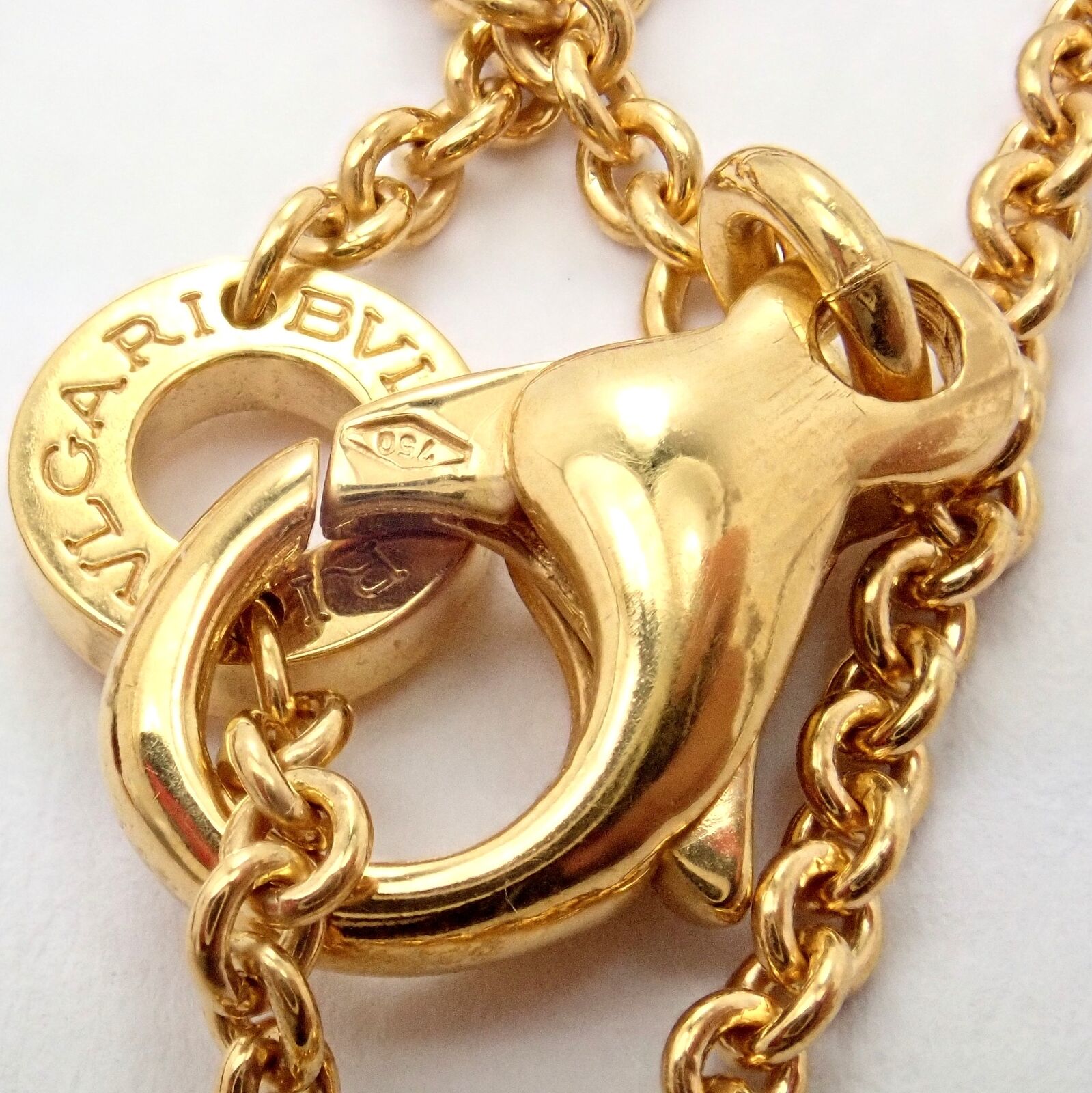 Bulgari Jewelry & Watches:Fine Jewelry:Necklaces & Pendants Authentic! Bvlgari Bulgari B.Zero1 18k Yellow Gold Color Stone Necklace
