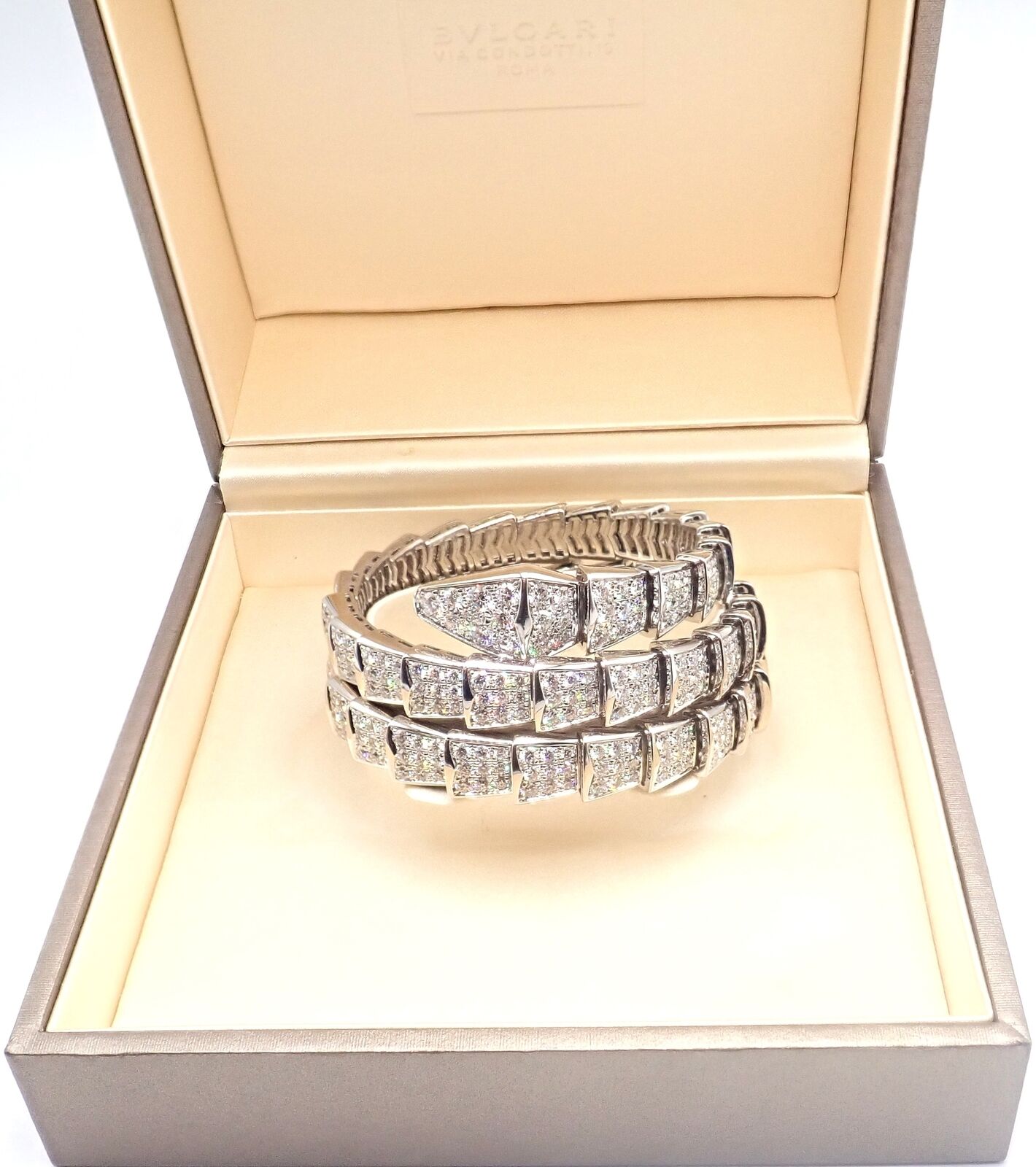 Bulgari Bracelets Caramel Silver ref.882210 - Joli Closet