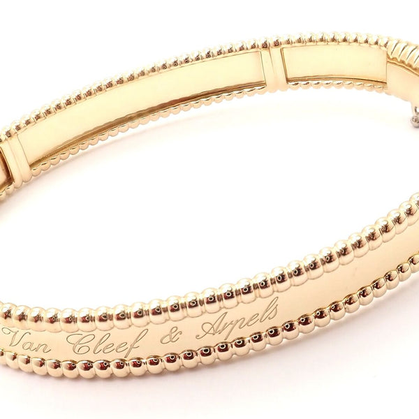Perlée pearls of gold bracelet, medium model 18K yellow gold - Van Cleef &  Arpels