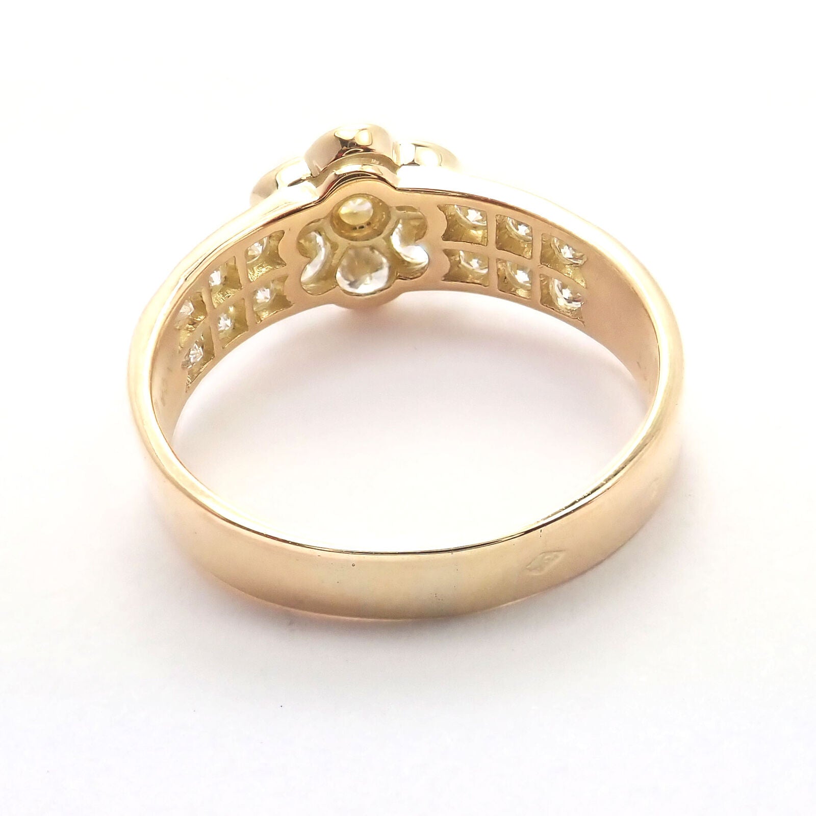 Van Cleef & Arpels Jewelry & Watches:Fine Jewelry:Rings Authentic! Van Cleef & Arpels 18k Yellow Gold Diamond Fleurette Ring