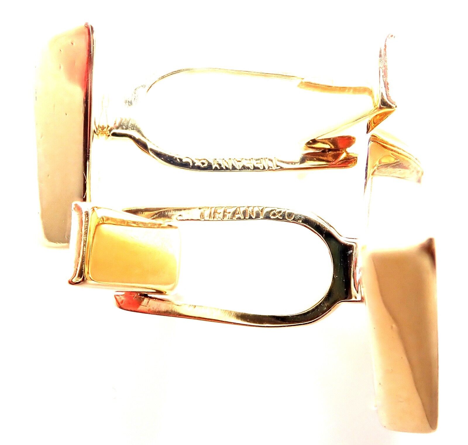 Rare! Authentic Vintage Tiffany & Co 14k Yellow Gold Cufflinks