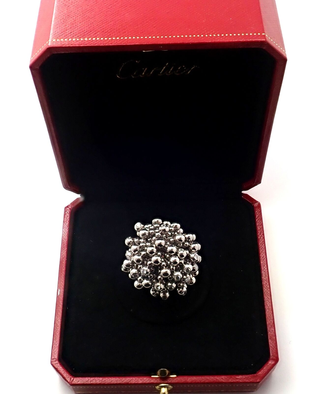 Cartier Jewelry & Watches:Fine Jewelry:Rings Authentic! Cartier Perruque Paris Nouvelle Vague 18k Gold Diamond Ring Paper