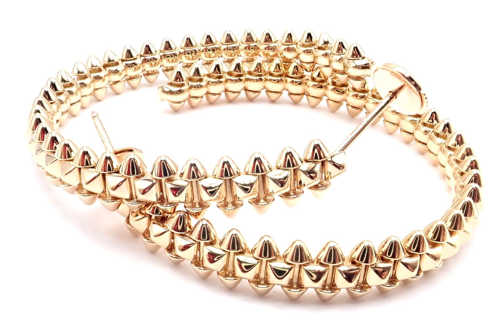 Cartier Jewelry & Watches:Fine Jewelry:Earrings Authentic! Clash De Cartier 18k Rose Gold Hoop Earrings Paper