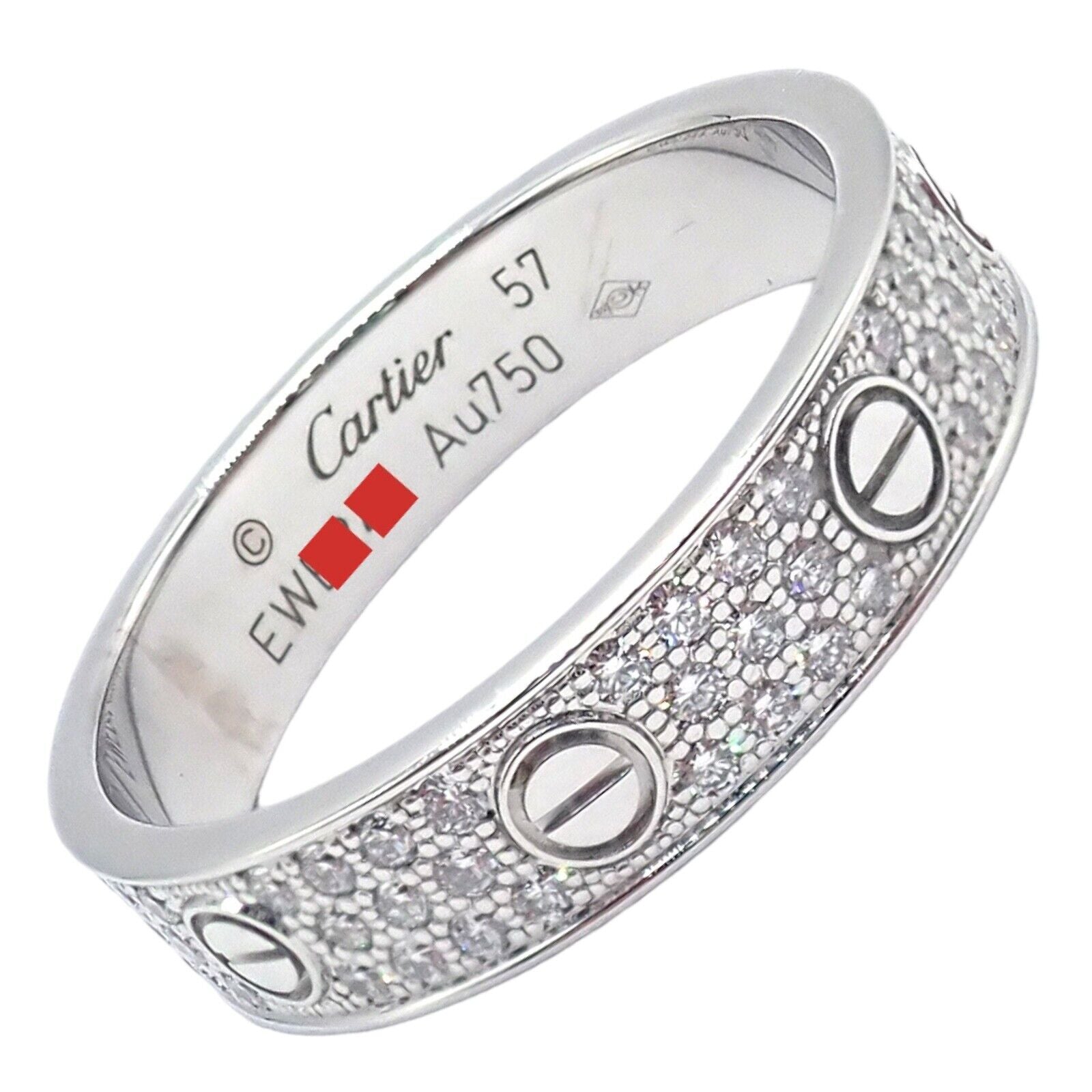 Cartier love ring online authentic