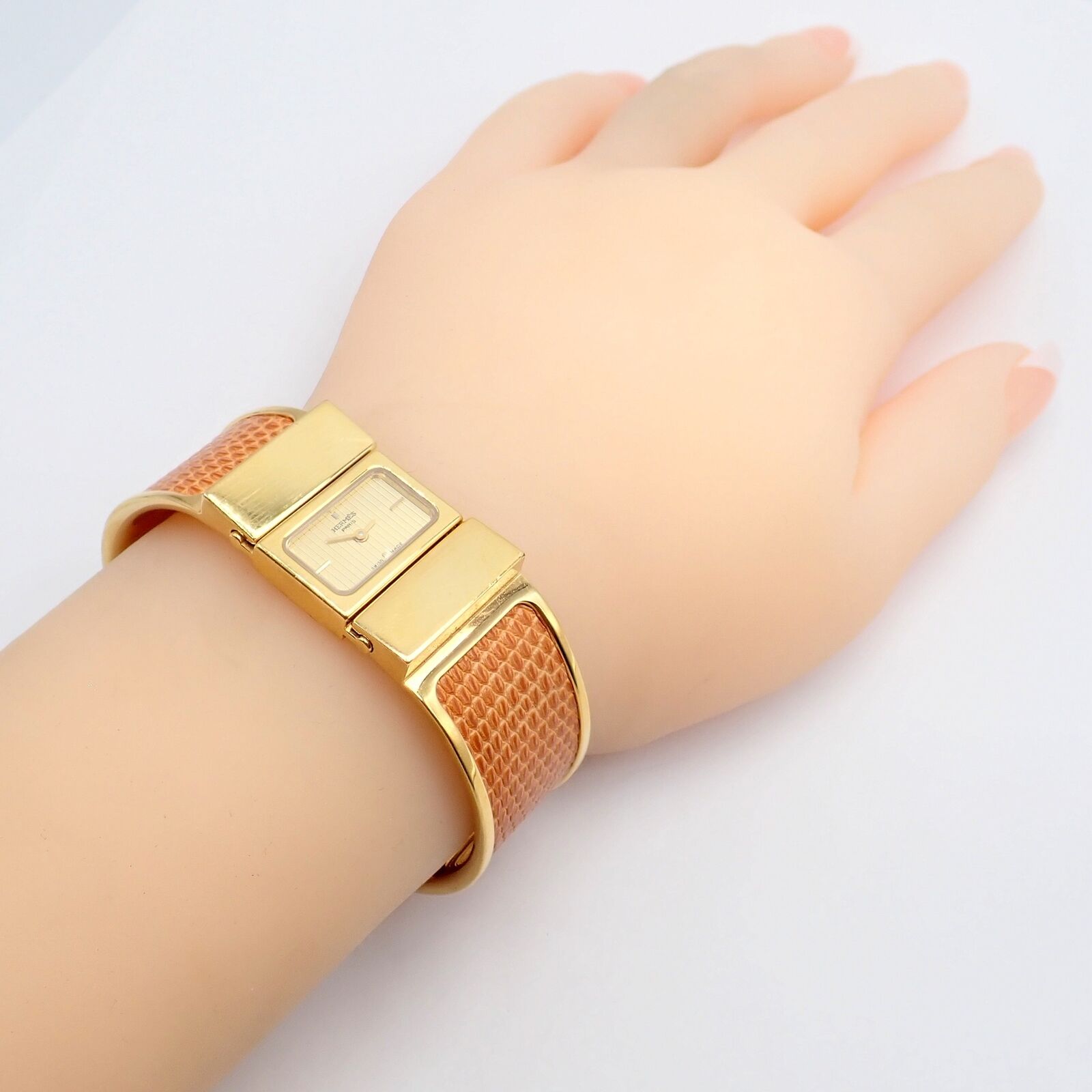 Hermes watch online gold