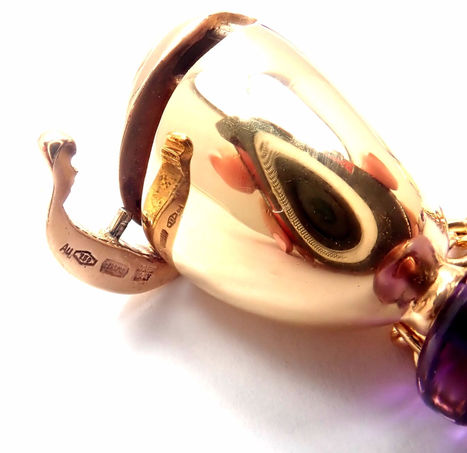 Bvlgari Jewelry & Watches:Fine Jewelry:Necklaces & Pendants Bvlgari Bulgari Mediterranean Eden Sautoir 18k gold amethyst ceramic necklace