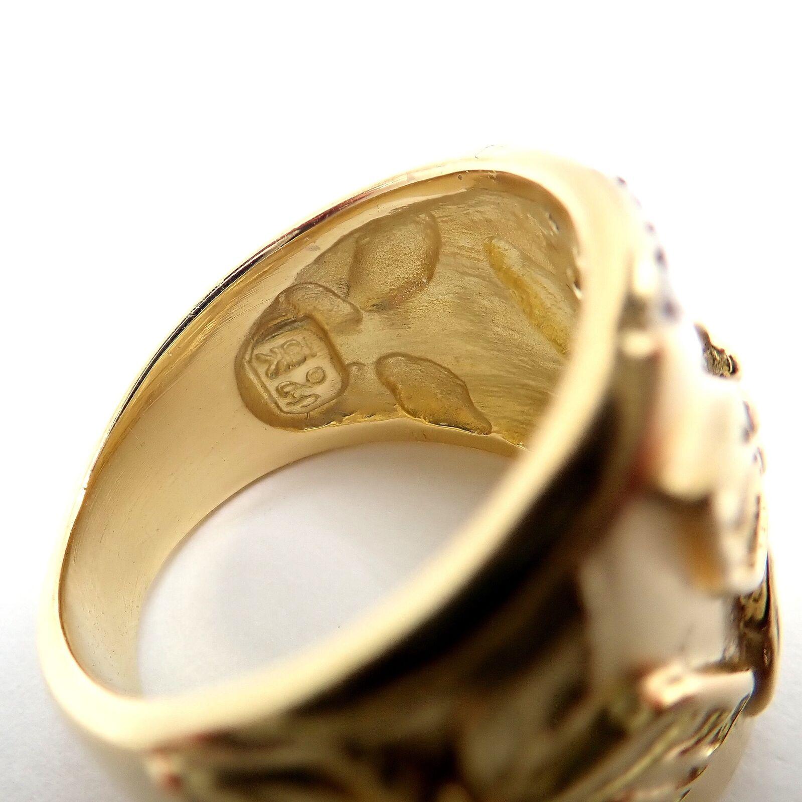 SeidenGang Jewelry & Watches:Fine Jewelry:Rings Rare! Vintage SeidenGang 18k Yellow Gold Diamond Butterfly Ring Sz 6