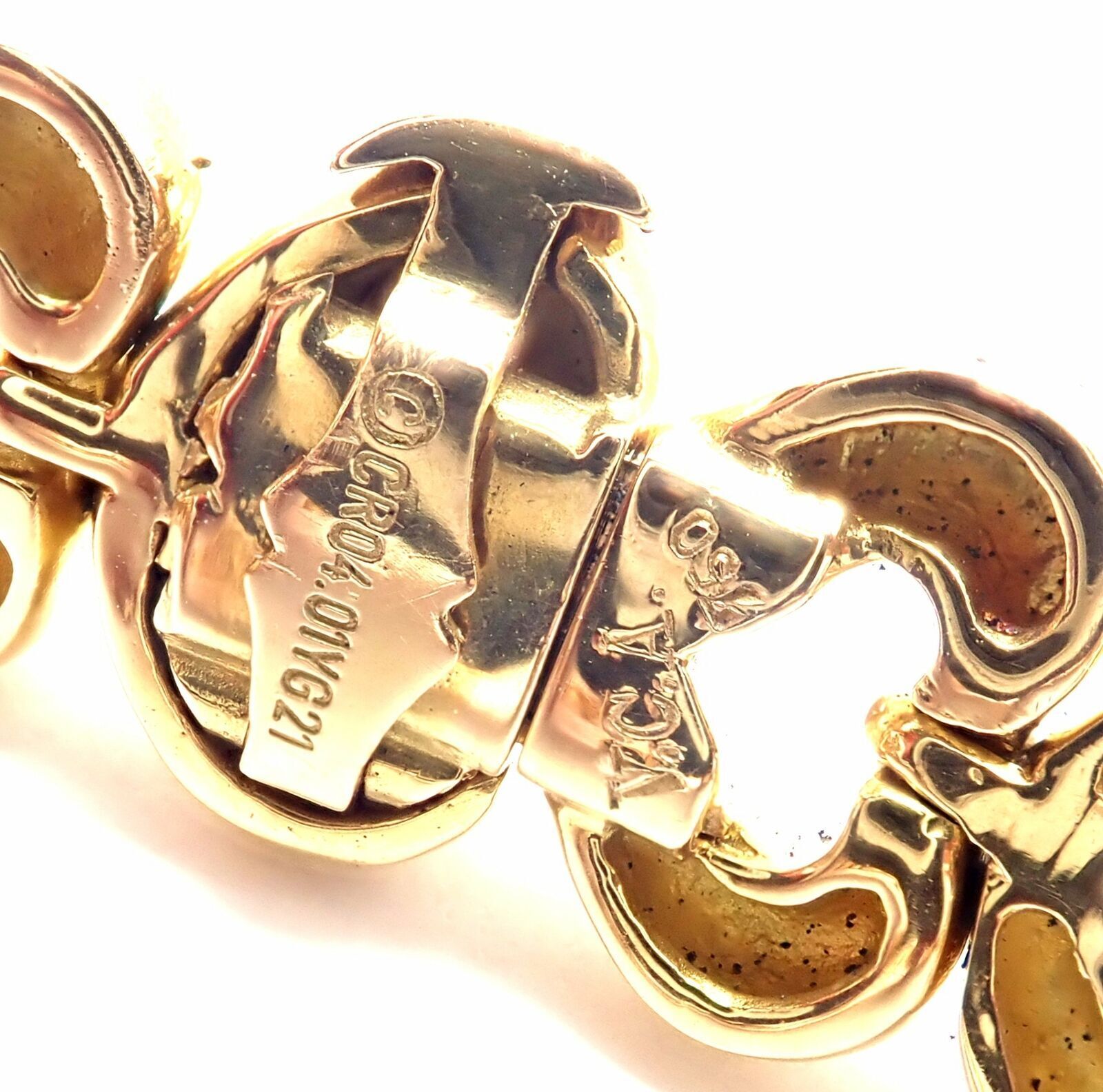 Van Cleef & Arpels Jewelry & Watches:Fine Jewelry:Necklaces & Pendants Rare! Authentic Van Cleef & Arpels 18k Yellow Gold Heart Choker Necklace