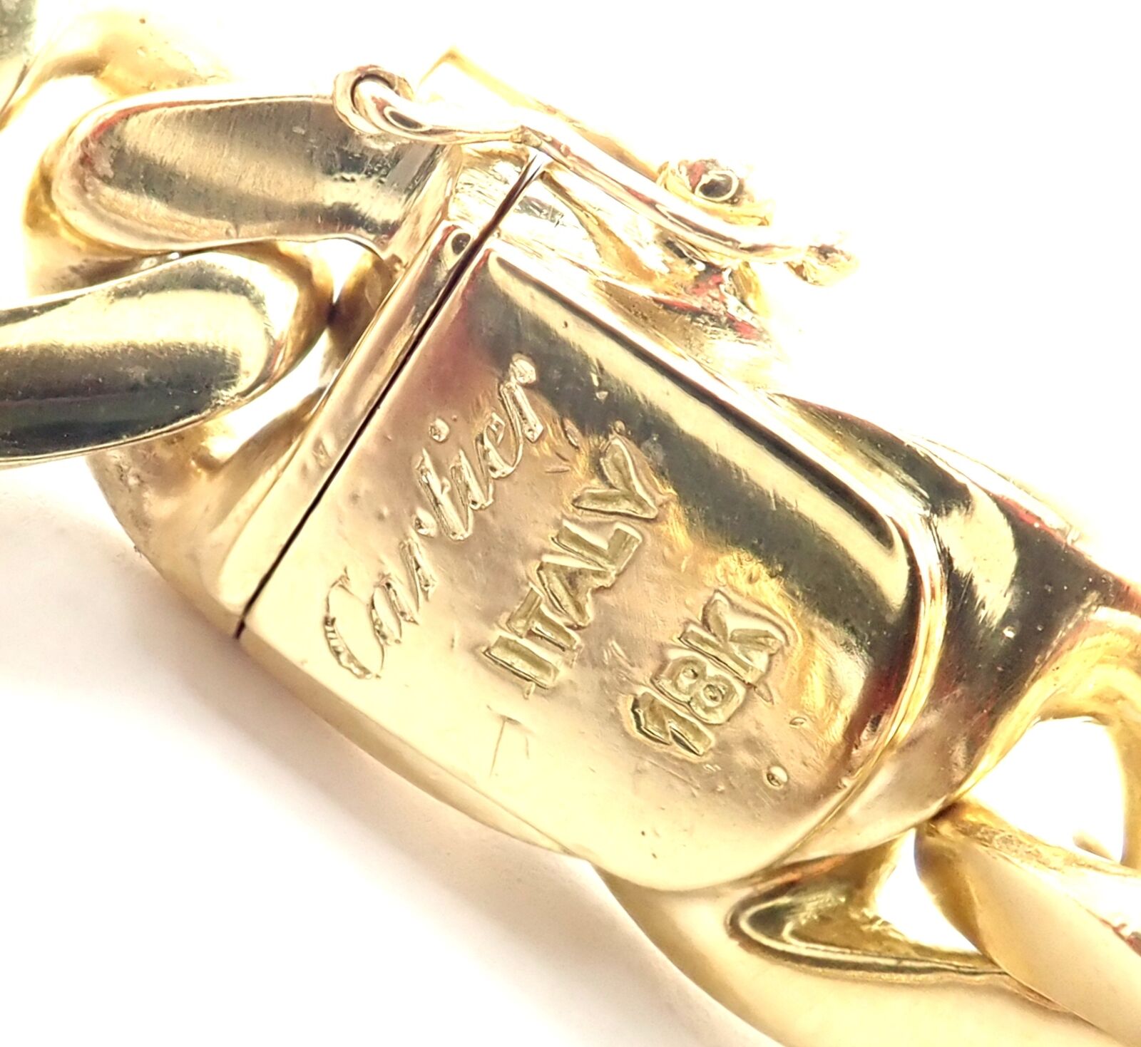 Vintage cartier gold link on sale bracelet