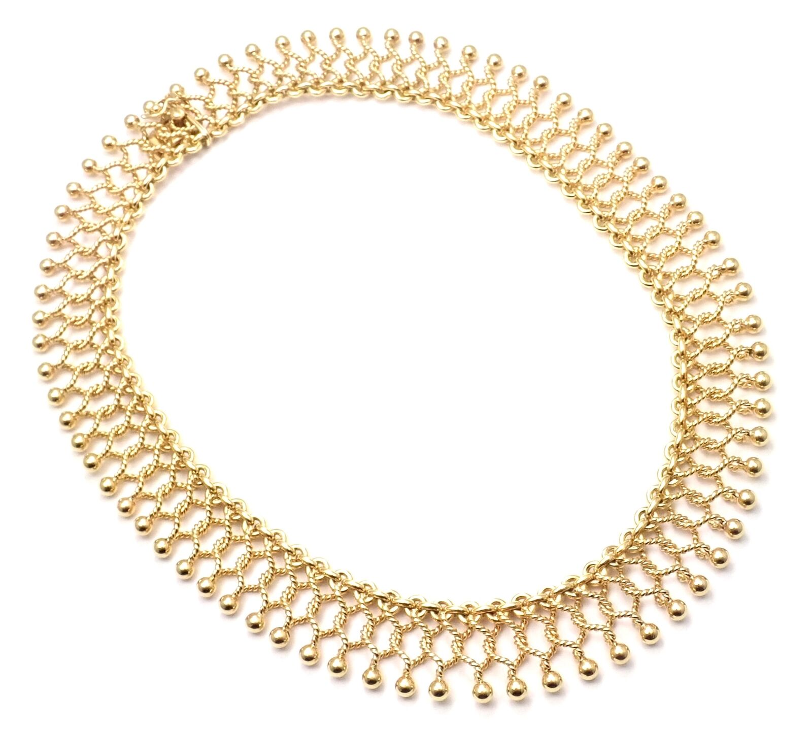 Tiffany & Co. Jewelry & Watches:Fine Jewelry:Necklaces & Pendants Authentic! Vintage Tiffany & Co 18k Yellow Gold Cleopatra Collar Link Necklace