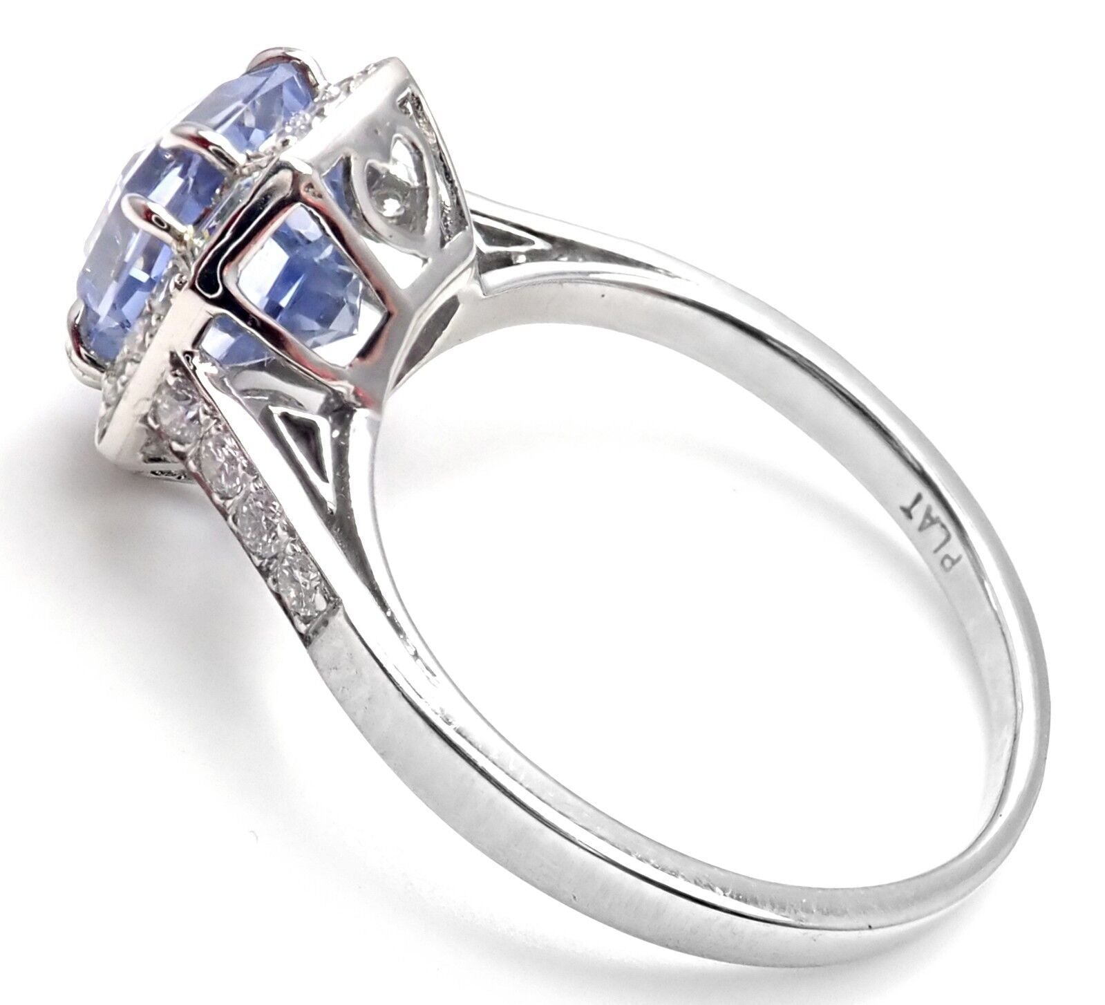 Ivanka Trump Jewelry & Watches:Fine Jewelry:Rings Rare! Authentic Ivanka Trump Platinum Diamond Sapphire Engagement Ring