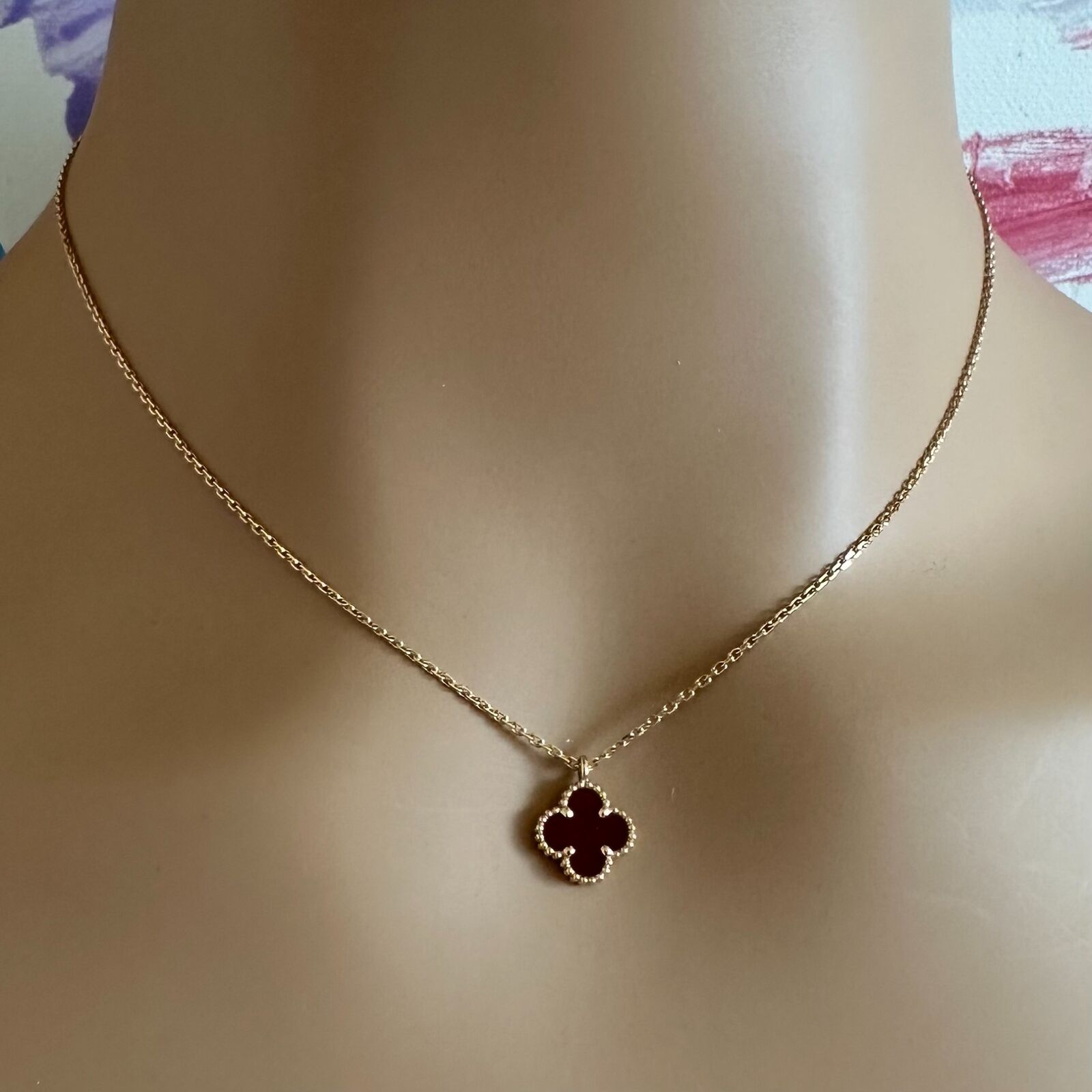 Van cleef and hot sale arpels sweet alhambra necklace