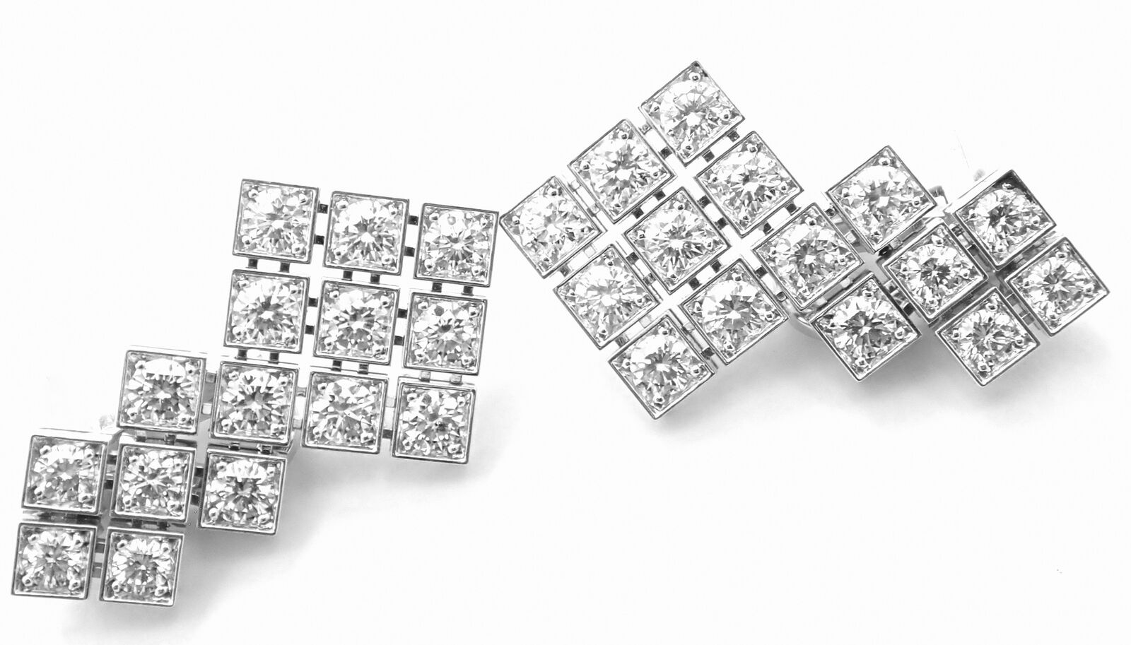 Cartier diamond drop online earrings