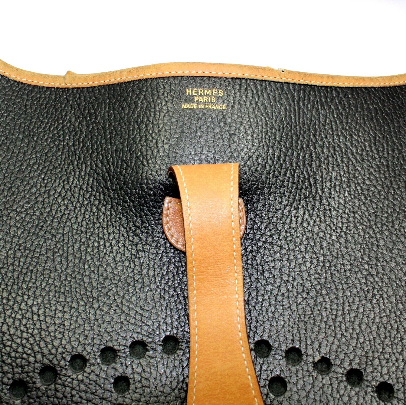 Hermes Black Chevre Mysore Leather Bastia GM Change Purse - Yoogi's Closet